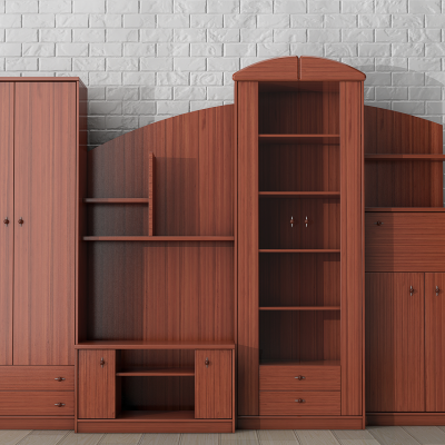 living-room-wall-unit-front-brick-wall-3d-rendering